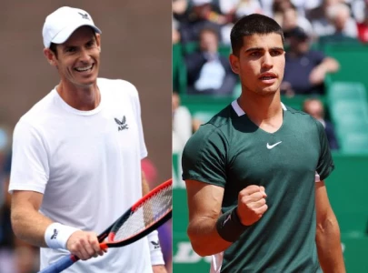 andy murray and carlos alcaraz together at the olympic games