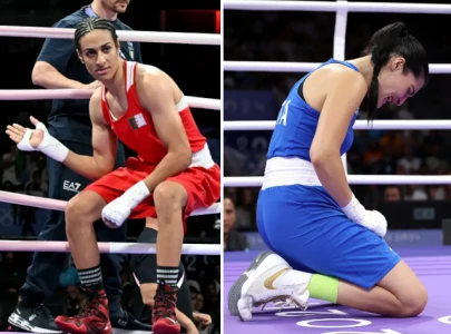 outrage after biological male boxer breaks angela carini s nose at olympics