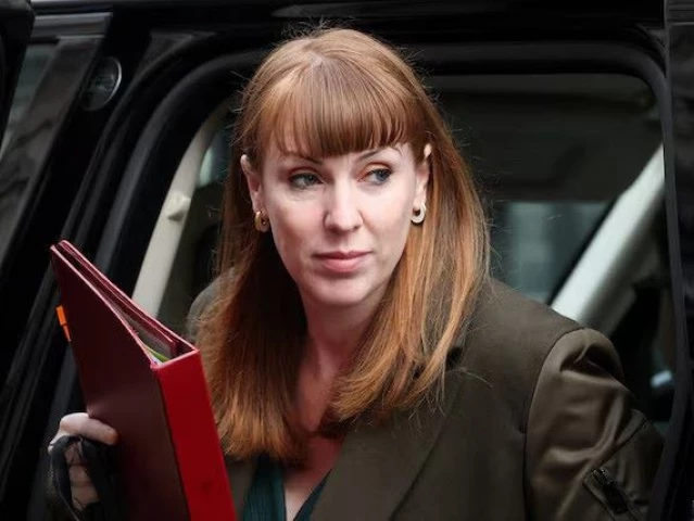 deputy prime minister angela rayner exits a vehicle in downing street in london britain march 26 2025 photo reuters