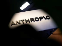 an anthropic logo is displayed at moscone center during the dreamforce 2026 technology summit in san francisco california us september 17 2026 reuters