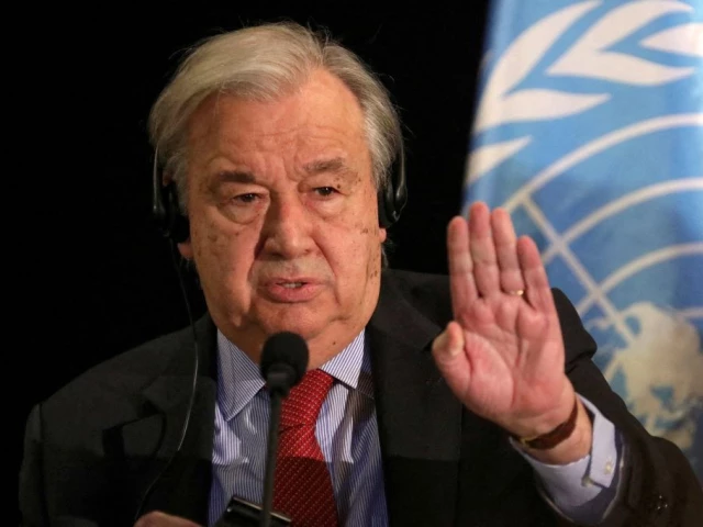 guterres listed threats that included breaches of international humanitarian law the targeting of civilians and the weaponization of food and water without citing those responsible photo reuters guterres listed threats that included breaches of international humanitarian law the targeting of civilians and the weaponization of food and water without citing those responsible photo reuters