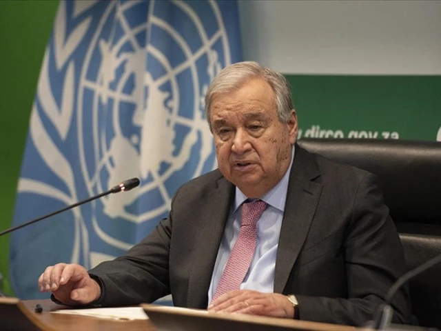 un secretary general antonio guterres on tuesday condemned israel s killing of palestinians seeking aid in the gaza strip photo anadolu news un secretary general antonio guterres on tuesday condemned israel s killing of palestinians seeking aid in the gaza strip photo anadolu news