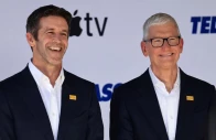 apple s ceo tim cook and senior vice president hardware engineering john ternus attend the premiere of season four of the apple tv series ted lasso at the academy museum in los angeles california us july 27 2026 reuters