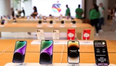 apple iphones are seen inside india s first apple retail store during a media preview a day ahead of its launch in mumbai india april 17 2023 photo reuters
