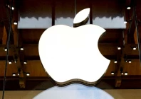 view of an apple logo at an apple store in paris france april 23 2025 reuters