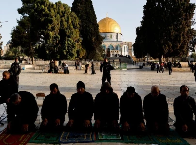 around 100 israeli occupiers storm al aqsa mosque compound perform talmudic rituals