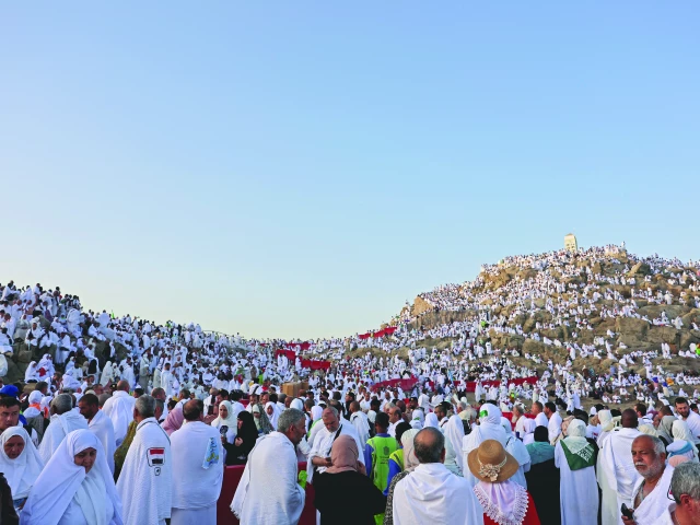 faithful pray on mount arafat during the climax of hajj pilgrimage outside the holy city of makkah photo reuters