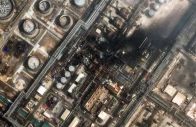 this handout satellite image courtesy of vantor taken and released on march 2 2026 shows damage at the saudi aramco s ras tanura refinery photo afp