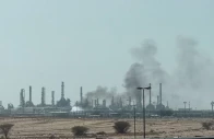 smoke rises from a fire at the aramco refinery south of riyadh saudi arabia october 3 2026 reuters
