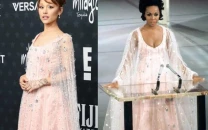 ariana grande channels diahann carroll at critics choice awards 2026