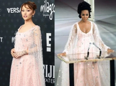 ariana grande channels diahann carroll at critics choice awards 2026