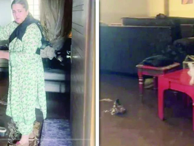 actress arifa siddiqui in her house in a video shared by her on social media photo file actress arifa siddiqui in her house in a video shared by her on social media photo file