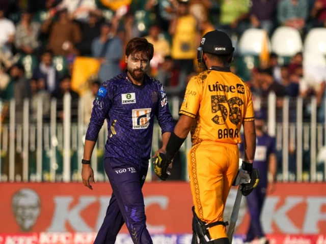 mohammad amir dismissed babar azam for a duck photo courtesy psl mohammad amir dismissed babar azam for a duck photo courtesy psl
