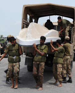 paf denies reports of us airbase obstructing relief operations