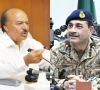 a combination of file photos showing ppp leader nisar khuhro left and chief of defence forces and chief of army staff field marshal asim munir