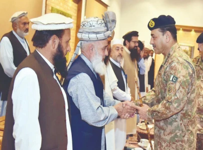 army chief pushes peace but draws red line on terror army chief pushes peace but draws red line on terror