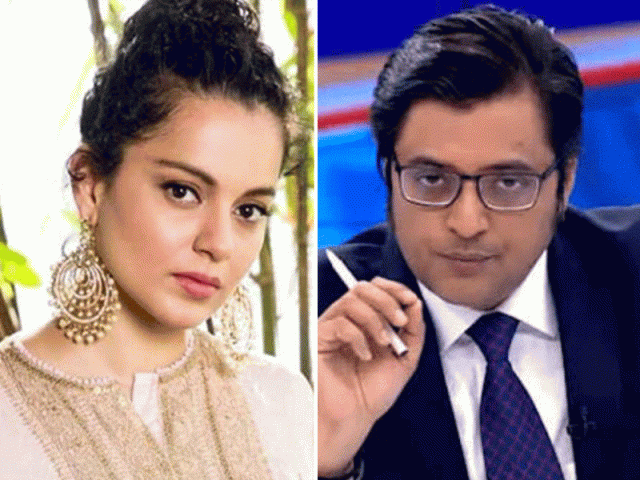 kangana ranaut comes out in support of arnab goswami after his arrest kangana ranaut comes out in support of arnab goswami after his arrest