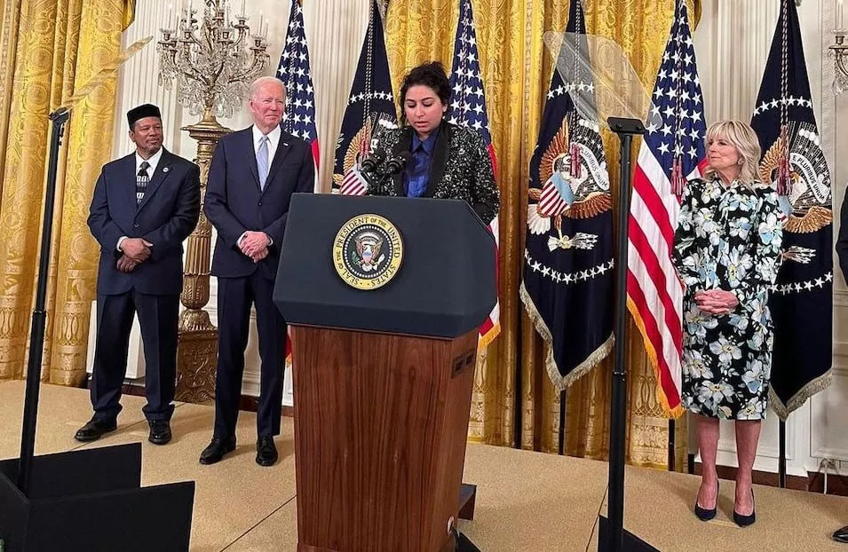arooj aftab narrates rumi at white house eidul fitr celebration arooj aftab narrates rumi at white house eidul fitr celebration