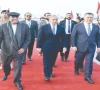 president asif ali zardari and prime minister shehbaz sharif receive kyrgyzstan president sadyr nurgozhoevich zhaparov on his arrival at nur khan airbase in rawalpindi photo nni