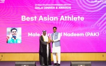 olympian arshad nadeem crowned asia s best male athlete