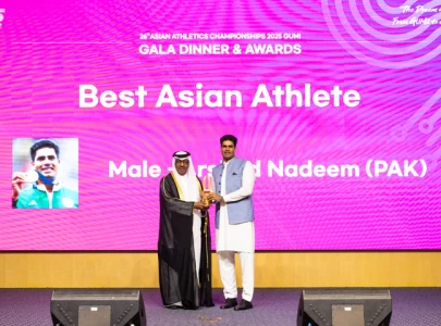 olympian arshad nadeem crowned asia s best male athlete