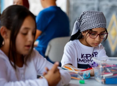 in west bank art centre palestinian children paint hopes beyond checkpoints