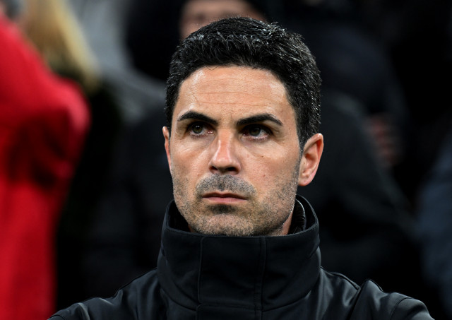 commiserations arsenal manager mikel arteta before the uefa champions league quarterfinal second leg against bayern munich at allianz arena munich reuters commiserations arsenal manager mikel arteta before the uefa champions league quarterfinal second leg against bayern munich at allianz arena munich reuters