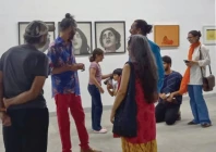 pakistan s leading artists display their work at karachi expo
