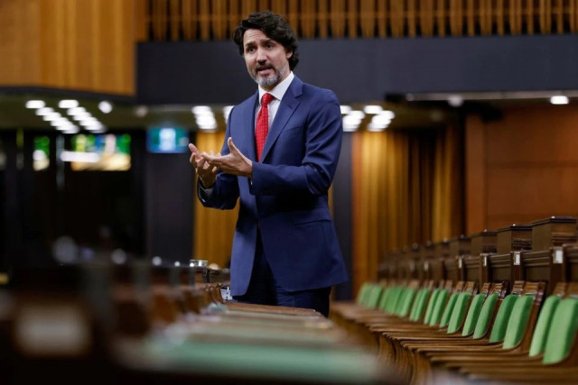 canada s prime minister justin trudeau speaks during question period in the house of commons on parliament hill in ottawa ontario canada may 5 2021 photo reuters canada s prime minister justin trudeau speaks during question period in the house of commons on parliament hill in ottawa ontario canada may 5 2021 photo reuters