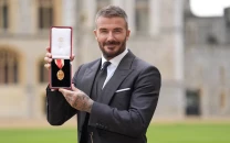 david beckham knighted