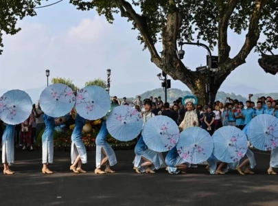 asian games torch relay launch witnessed by thousands