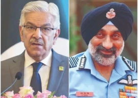 asif scoffs at indian air chief s comical claims