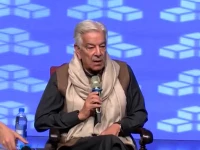 defence minister khawaja asif speaking during a session at the think fest in lahore on saturday photo screengrab