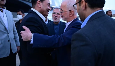 iranian interior minister eskandar momeni welcomes chief of defence forces and chief of army staff field marshal asim munir on his arrival in tehran on friday photo ispr