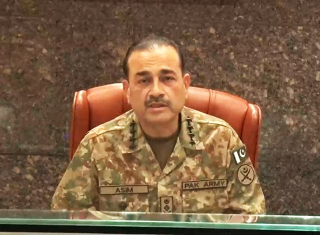 chief of army staff coas general asim munir is presiding over a special corps commanders conference ccc meeting in rawalpindi on may 15 2023 screengrab chief of army staff coas general asim munir is presiding over a special corps commanders conference ccc meeting in rawalpindi on may 15 2023 screengrab
