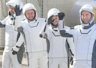 the four members of the spacex crew 11 are evacuating from the international space station due to a a medical problem affecting one of them photo afp file