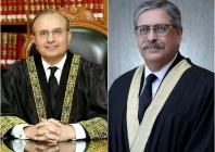 justice mansoor ali shah l and justice athar minallah r photo files justice mansoor ali shah l and justice athar minallah r photo files