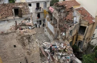 emergency personnel search for survivors in the rubble of a building that partially collapsed following an explosion in the plaka area which is popular with tourists in central athens greece september 26 2026 photo reuters