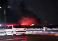 smoke rises from a fire after an explosion amid reports of explosions by iranian state media in bandar abbas hormozgan province iran in this screengrab obtained from a social media video released july 8 2026 reuters