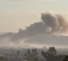 a plume of smoke is seen rising following the explosion in north waziristan source video author