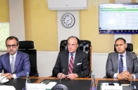 minister for finance muhammad aurangzeb chairs a high level meeting of the committee to monitor petrol prices on tuesday to review the energy supply situation photo x
