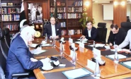 minister for finance and revenue senator muhammad aurangzeb chairs a high level meeting to review the country s petroleum products situation photo x