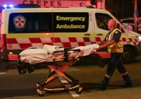 a wounded man is stretchered to hospital after the bondi beach shootings photo afp a wounded man is stretchered to hospital after the bondi beach shootings photo afp
