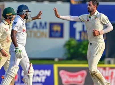 aus dominate as sri lanka reach 229 9 in second test