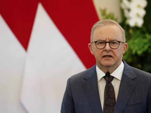 australia s prime minister anthony albanese speaks during a press conference with indonesian president prabowo subianto not pictured at the merdeka palace in jakarta indonesia may 15 2025 photo reuters australia s prime minister anthony albanese speaks during a press conference with indonesian president prabowo subianto not pictured at the merdeka palace in jakarta indonesia may 15 2025 photo reuters