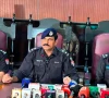 haripur district police officer shafiullah gandapur addressing a press conference photo via facebook
