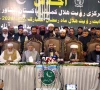 ruet e hilal committee chairperson maulana abdul khabeer azad addresses a press conference in peshawar on wednesday photo ppi ruet e hilal committee chairperson maulana abdul khabeer azad addresses a press conference in peshawar on wednesday photo ppi