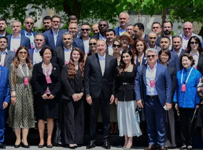 azerbaijan president outlines pragmatic foreign policy at global media forum