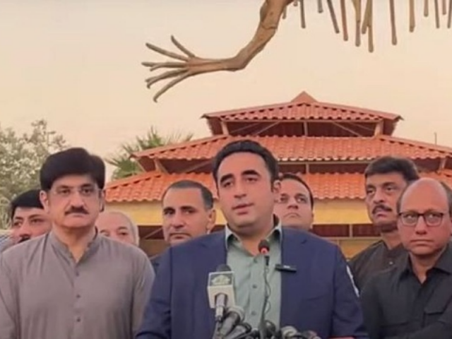 ppp chairman bilawal bhutto zardari addresses media in karachi on november 10 2023 screengrab ppp chairman bilawal bhutto zardari addresses media in karachi on november 10 2023 screengrab