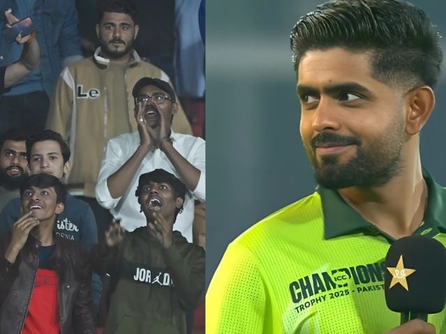 watch babar azam overwhelmed by huge ovation at national stadium karachi